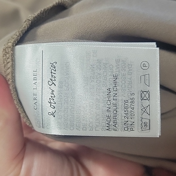 And Other Stories-Cut Out Bodycon Midi Dress-Size 4 - Picture 13 of 16